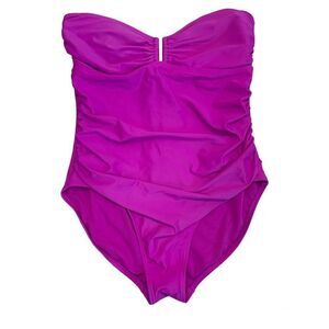 CALVIN Klein bright purple one piece swimsuit Sz 12